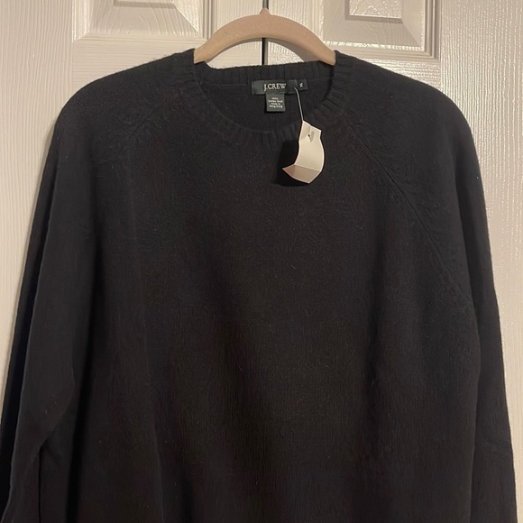 J. Crew Other - NWT JCREW long sleeve lambs wool sweater in black size XL
